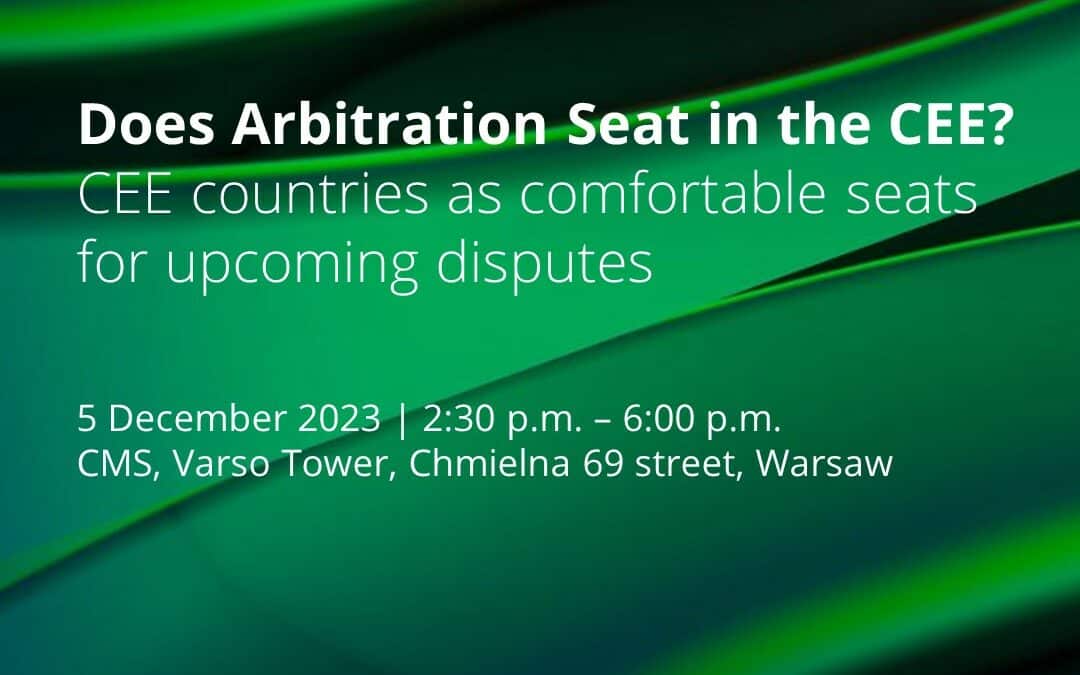 Does Arbitration Seet in the CEE?